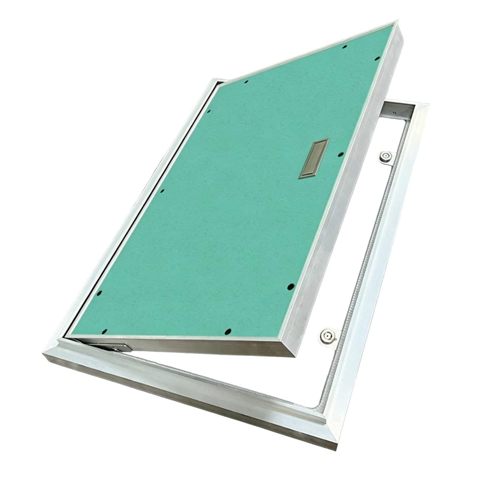 SRNSAEB Drywall Plasterboard Access Panels, Invisible Plumbing Access Door Large/Wall Inspection Hatch, Paintable & Flush Mount Service Shaft Door Hole Cover(450x450mm/17.7x17.7in)