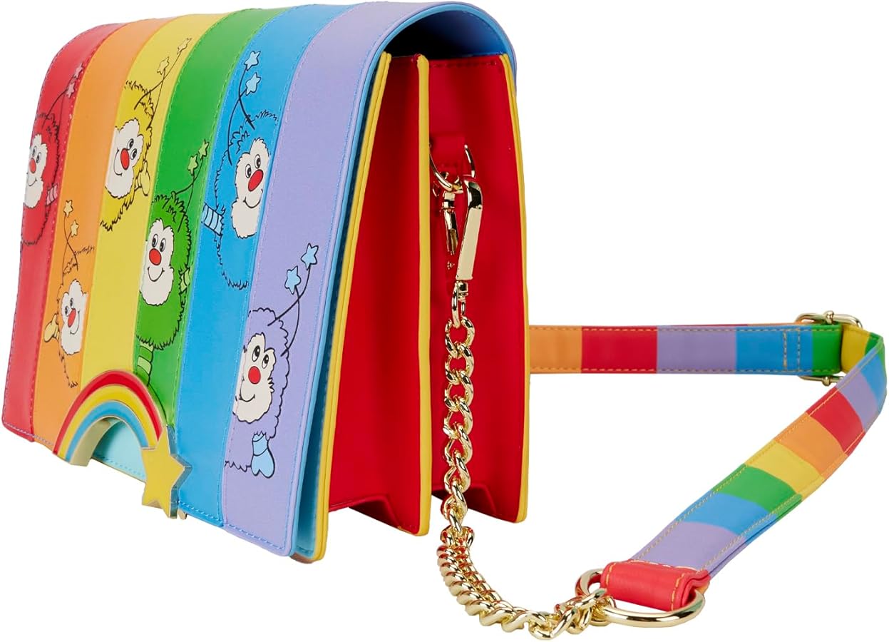 Loungefly Rainbow Brite Rainbow Sprites Crossbody Bag: Handbags