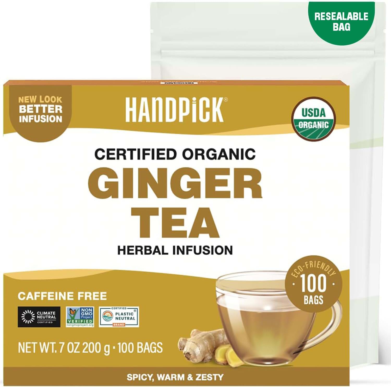 Handpick Ginger Count Caffeine Gluten