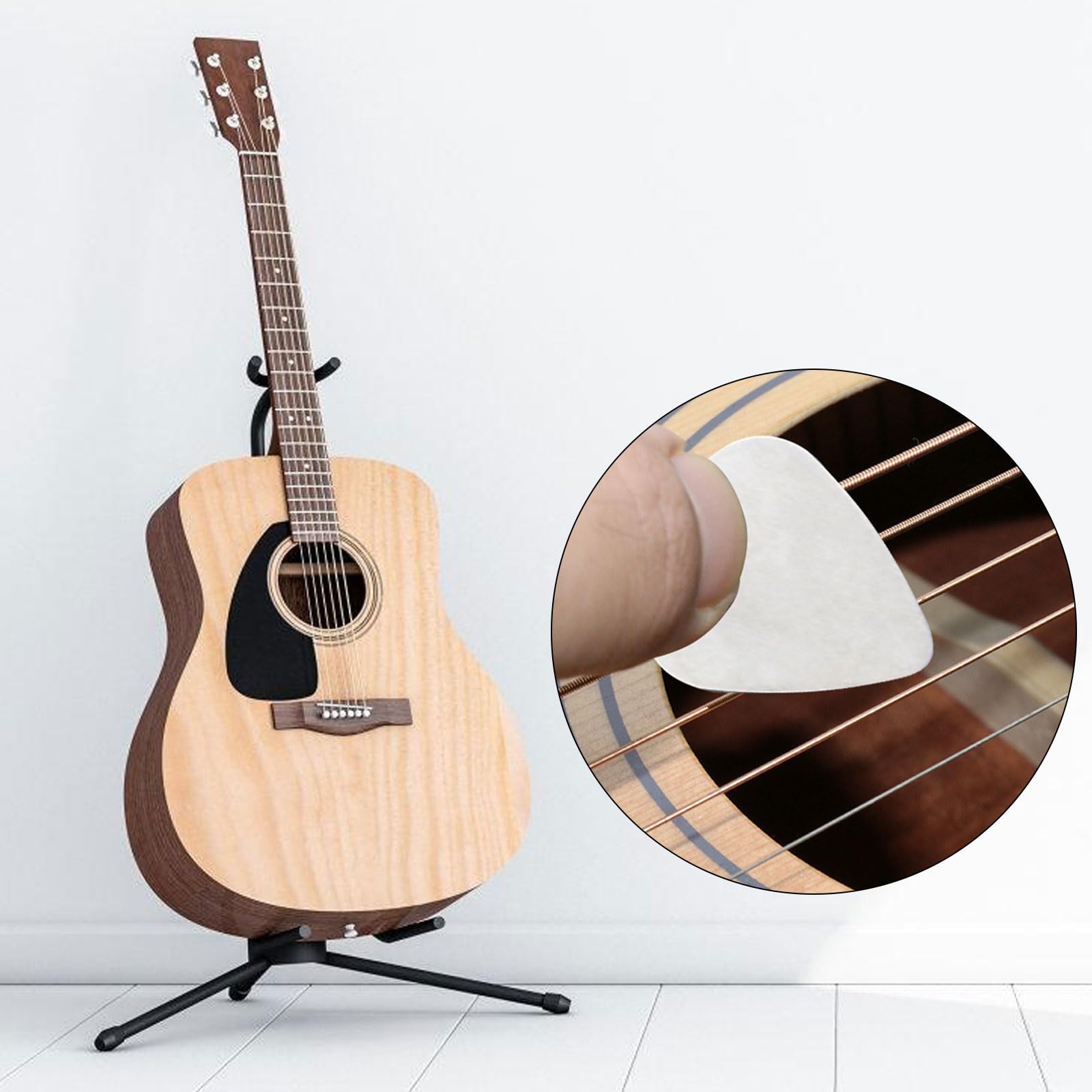 20 plettri per chitarra in metallo con suoni luminosi, in acciaio inox, per chitarra elettrica, basso, plettro, parte per chitarra