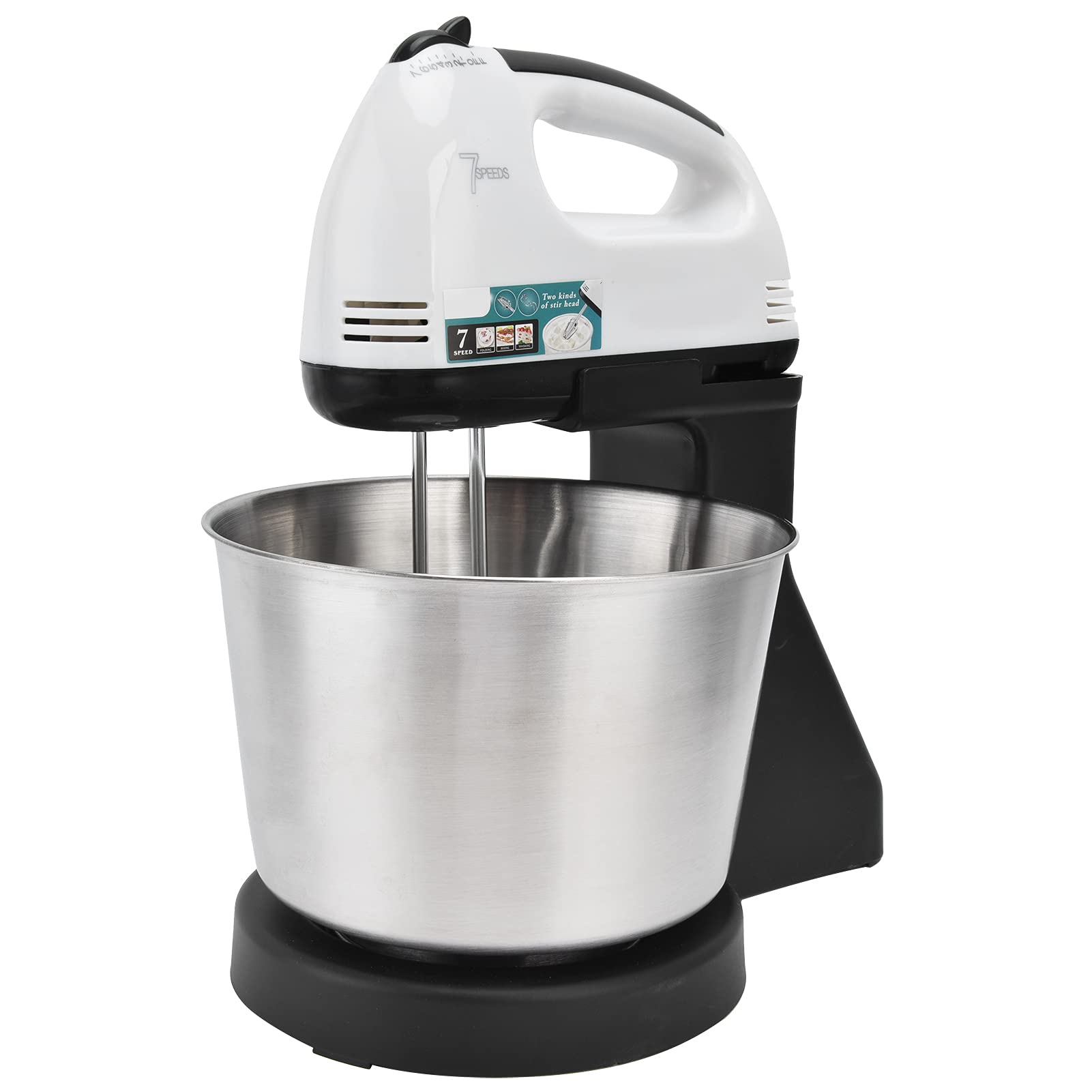 Egg Beater, ABS Stainless Steel 220V EU Plug 2L Capacity Electric Mixer for Beverage Shop for Home for Hotel for Restaurant-picture-19