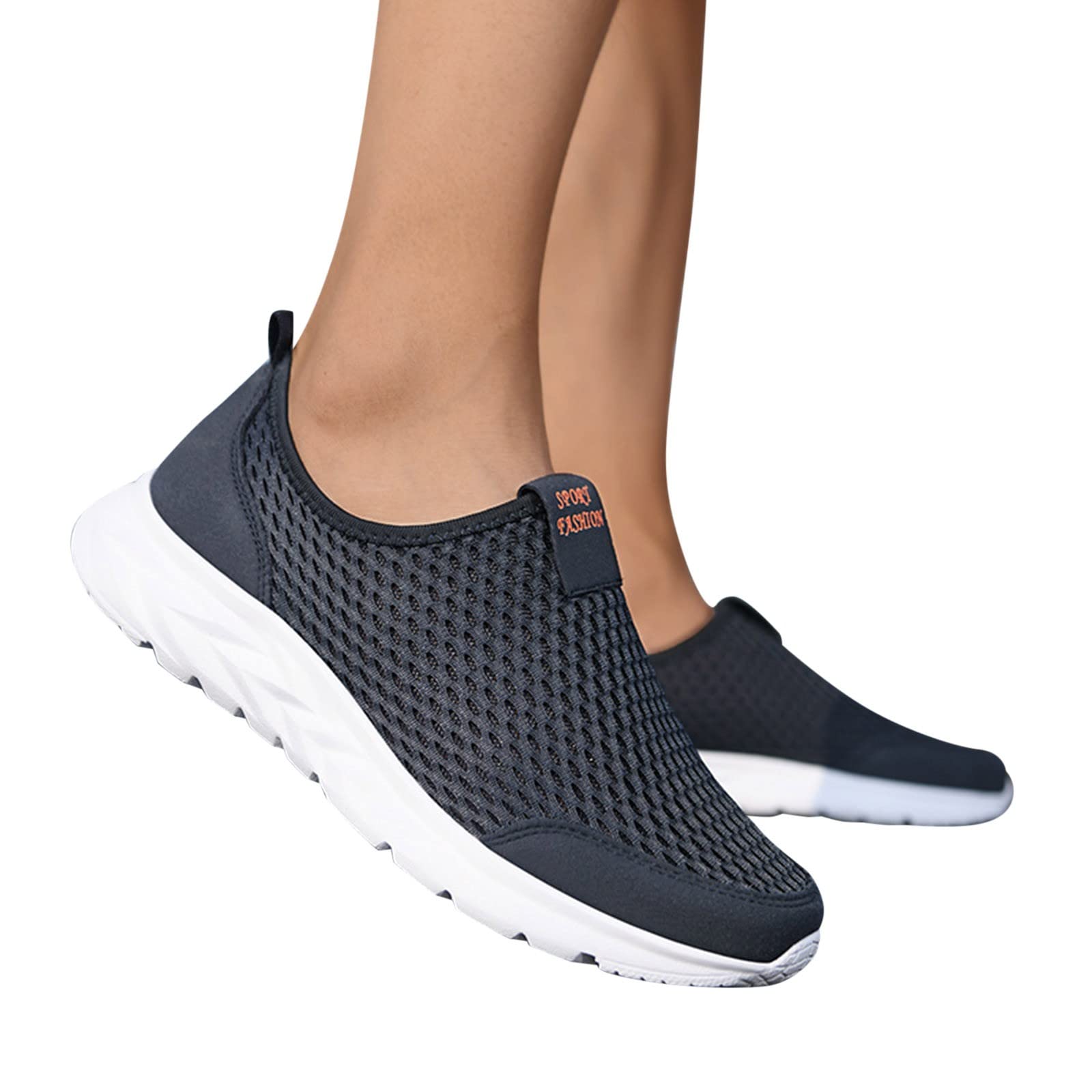 Scarpe casual senza lacci, traspiranti, scarpe estive in rete, comode scarpe da corsa, antiscivolo, per attività all'aria aperta, casual, da trekking, sportive, da jogging