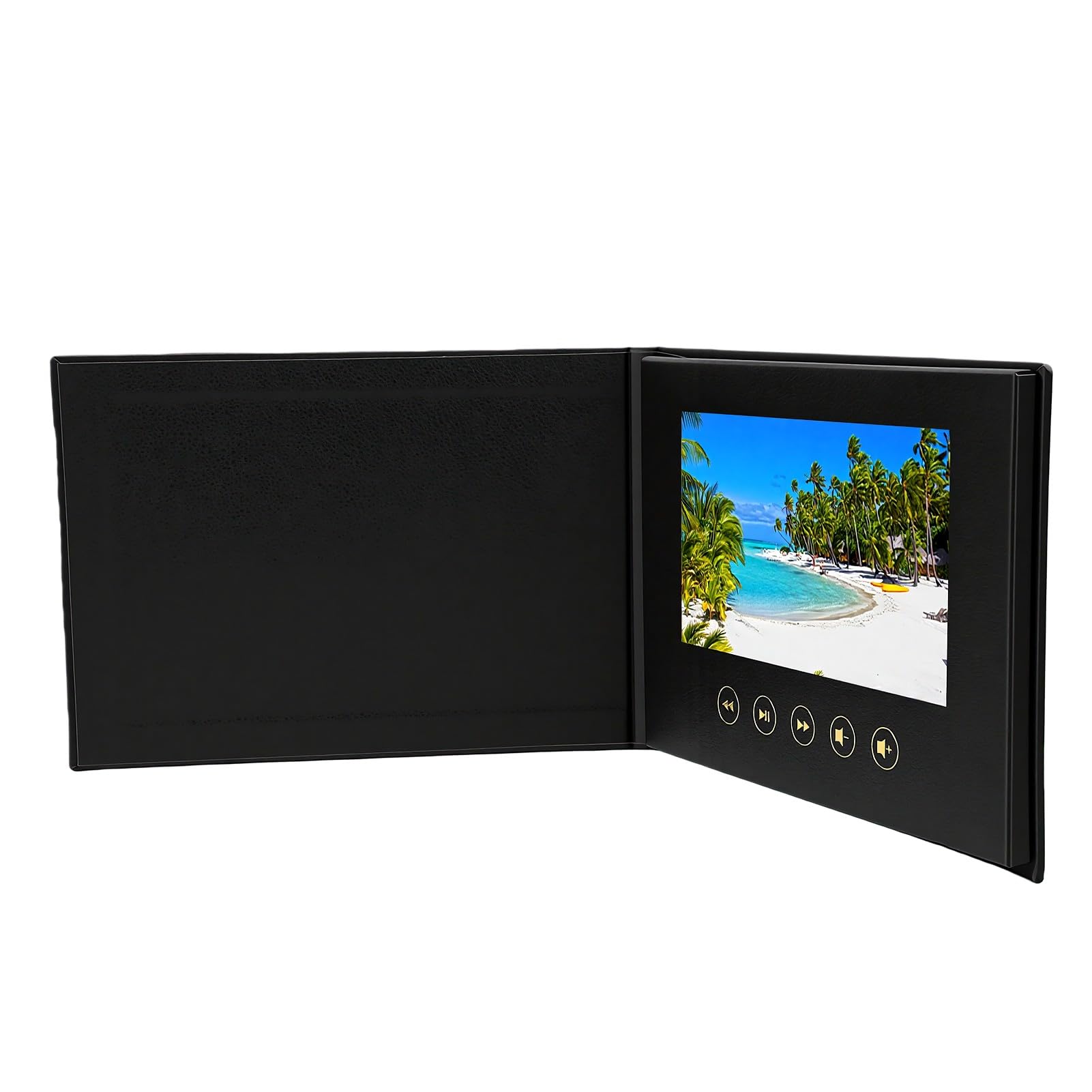 Annadue Carte Vidéo de 7 Pouces avec Type C pour Mariage