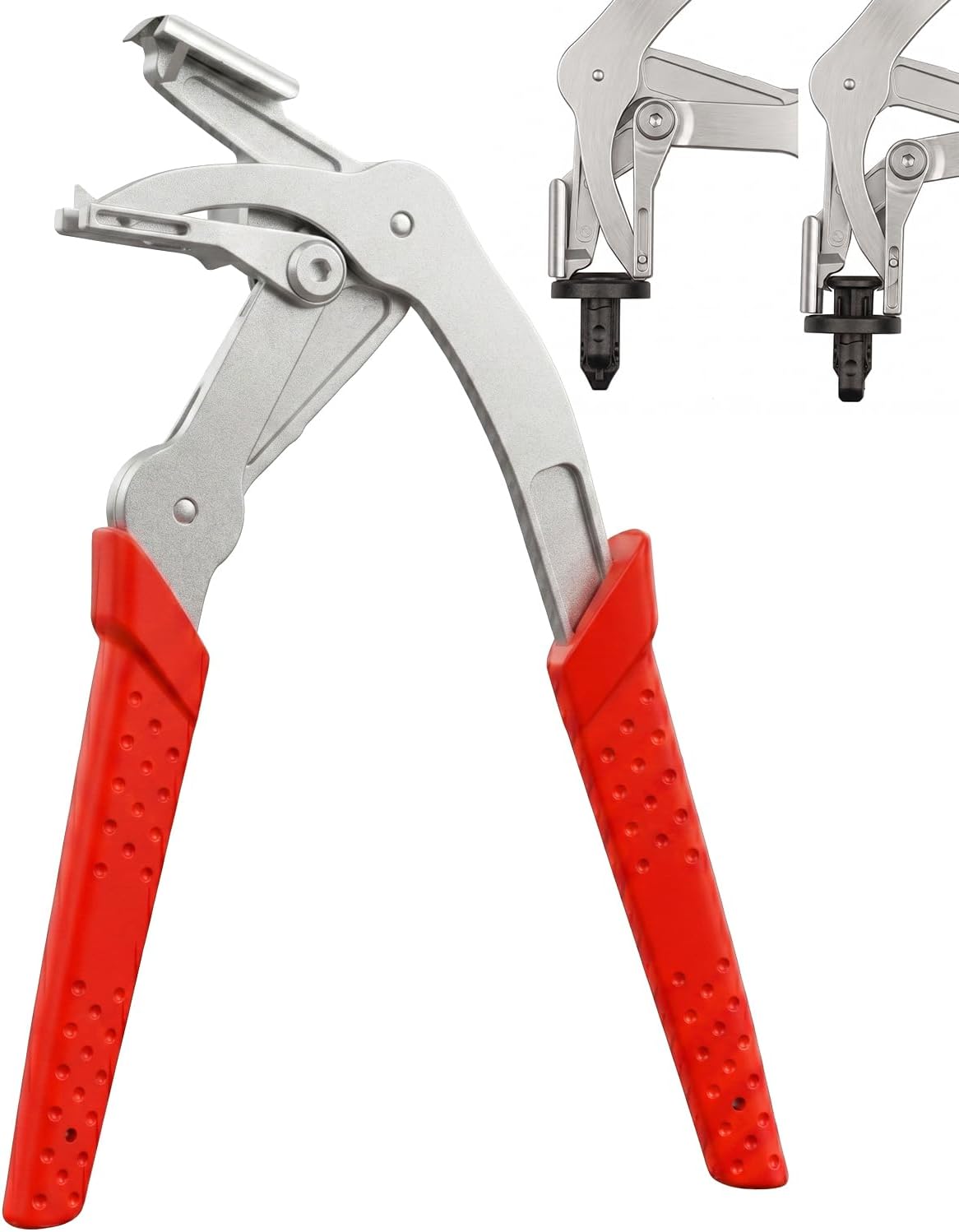 Car Clip Pliers, Professional Trim Panel Removal Tool for Door Clips, Push Pins Plastic Fasteners, Damage-Free Disassembly, Durable Alloy Steel Automotive Repair Tool