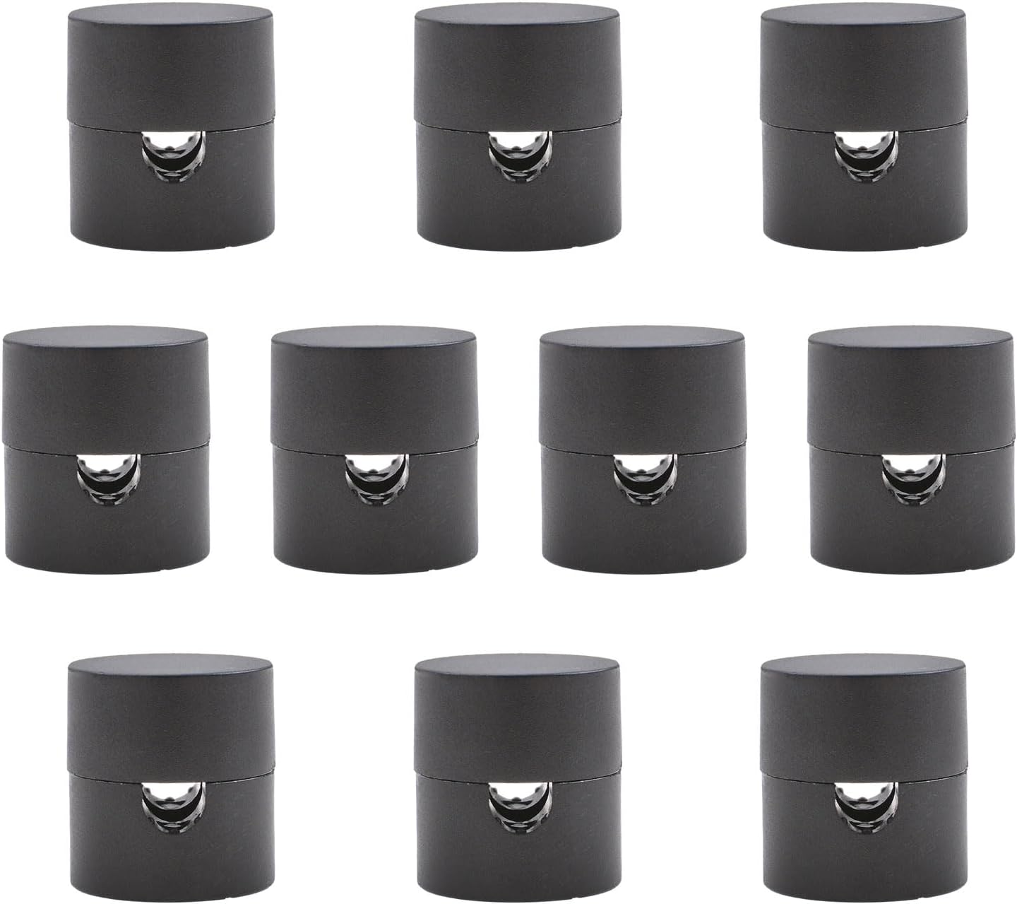 INCREWAY Swag Hook for Chandelier Ceiling Lights Cable, 10PCS Lamp Hook for Fabric Electrical Cord Cable Hanging Pendant Lighting Fixtures, Black