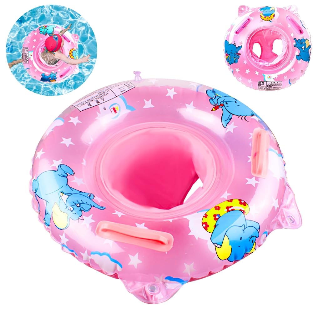 Flotador Bebé, Anillo de Natación Inflable para Bebé, Flotador Anillo de Natación de Entrenamiento para Bebés, para Bebés/Niños/Niñas 6-36 Meses