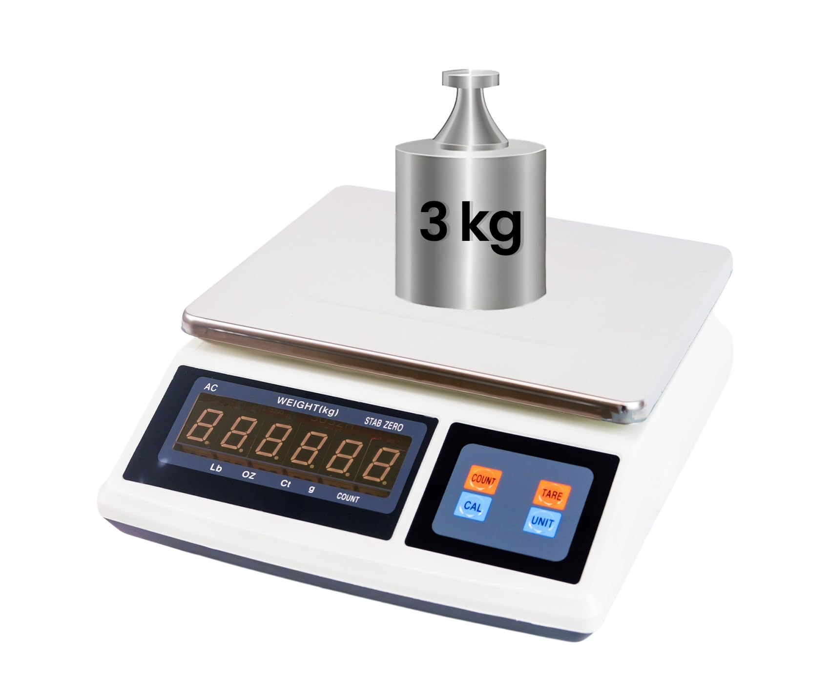 HDWR wagPRO-S3 Bilancia di precisione 3 kg, 0,1 g, ricaricabile