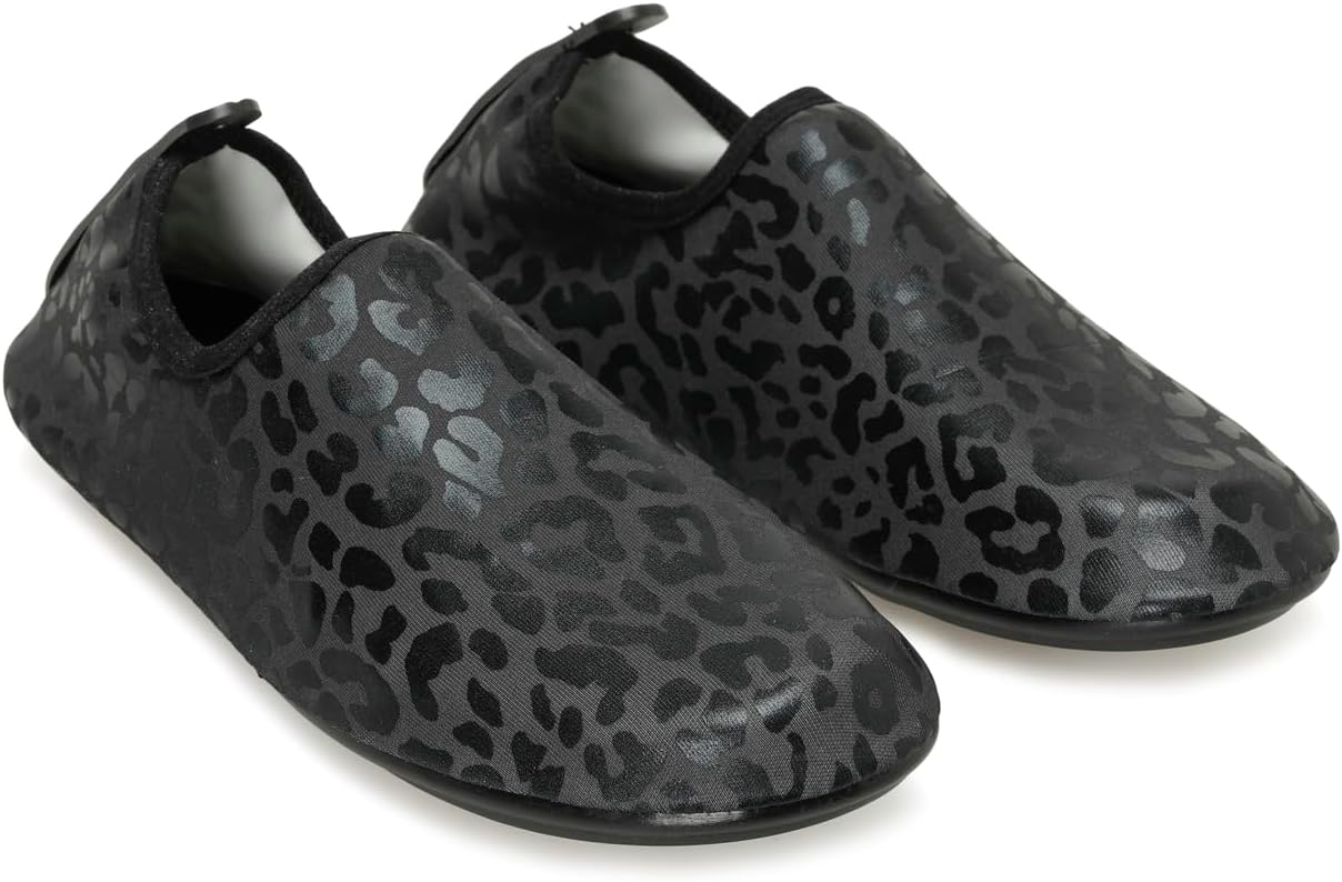 Peluche Kadın Deniz Ayakkabısı Black Leopard, Siyah, 40-41