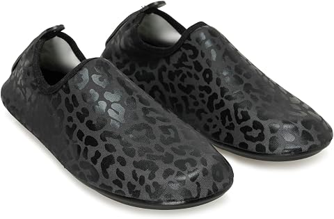 Peluche Kadın Deniz Ayakkabısı Black Leopard, Siyah, 40-41