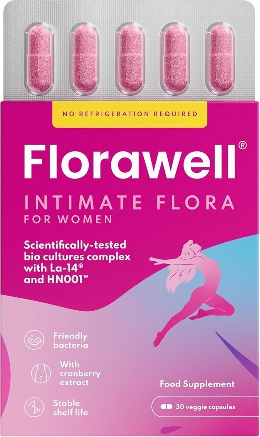 Vaginal Probiotics for Women – Scientifically Proven Bio Cultures for Women’s Intimate Flora – with Cranberry Extract - 30 Oral Capsules