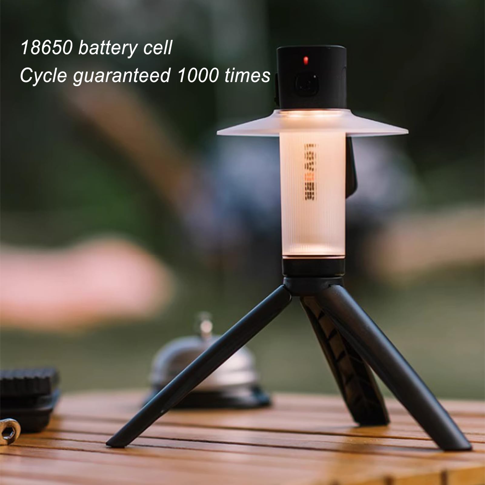da Campeggio Lampada LED Magnetica 6 Modalità 3 Colori Regolabile | Lampada a Lungo Raggio per Patio Avventura Escursionismo Trekking Uscite All'aperto