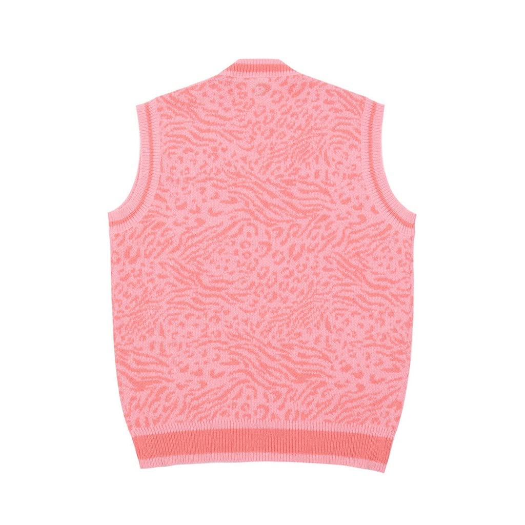 SPNEC Leopard Print Knitted Pullover 