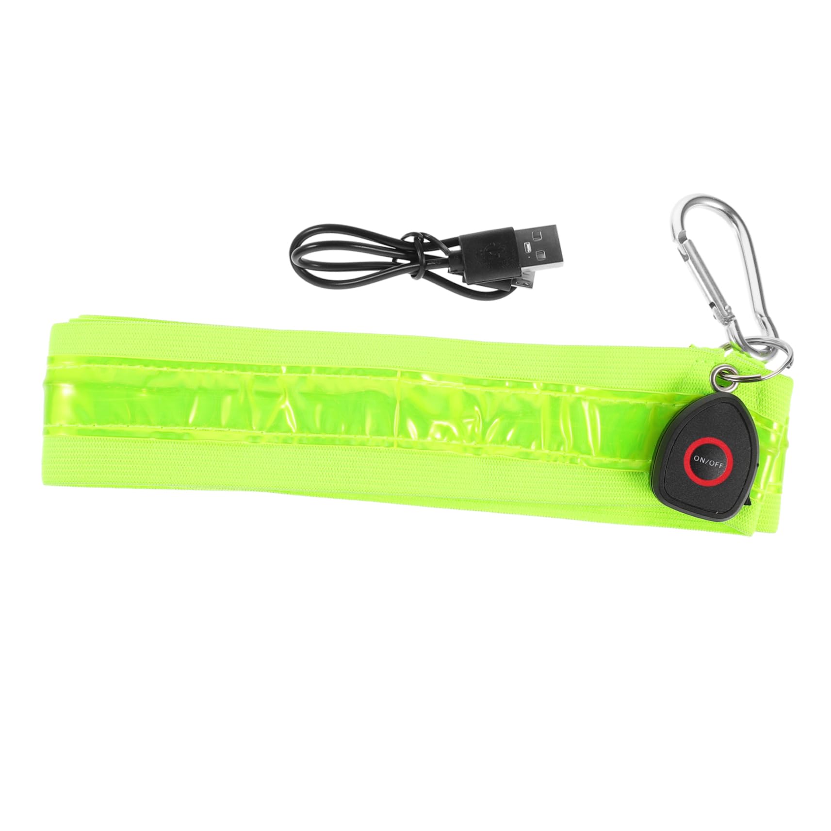 TOYANDONA Bretelles croisées Lumineuses lumière Ceinture d'épaule à LED rougeoyante Ceinture LED Bande LED Ceinture réfléchissante de sécurité bandoulière Brillante Nylon Vert