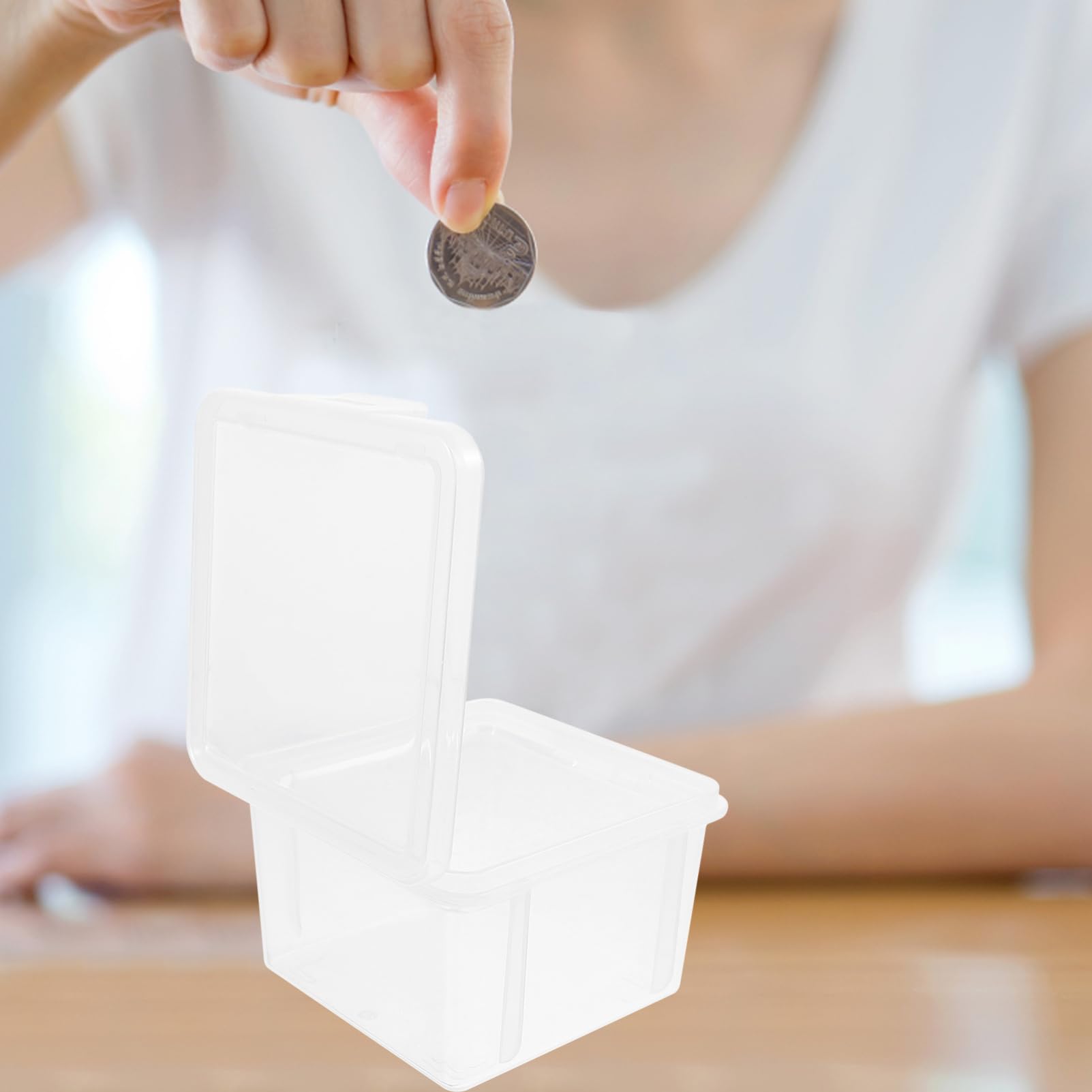 5 Sätze Münzbox Aus Kunststoff Meisterschaftsdarstellung Deckel Belanglos Sicher Münzen Ordner Taschenschirme Kapseln Münzhalter Praktischer Münzschutz Pp Transparent 2 Stück * 5 NUOBESTY