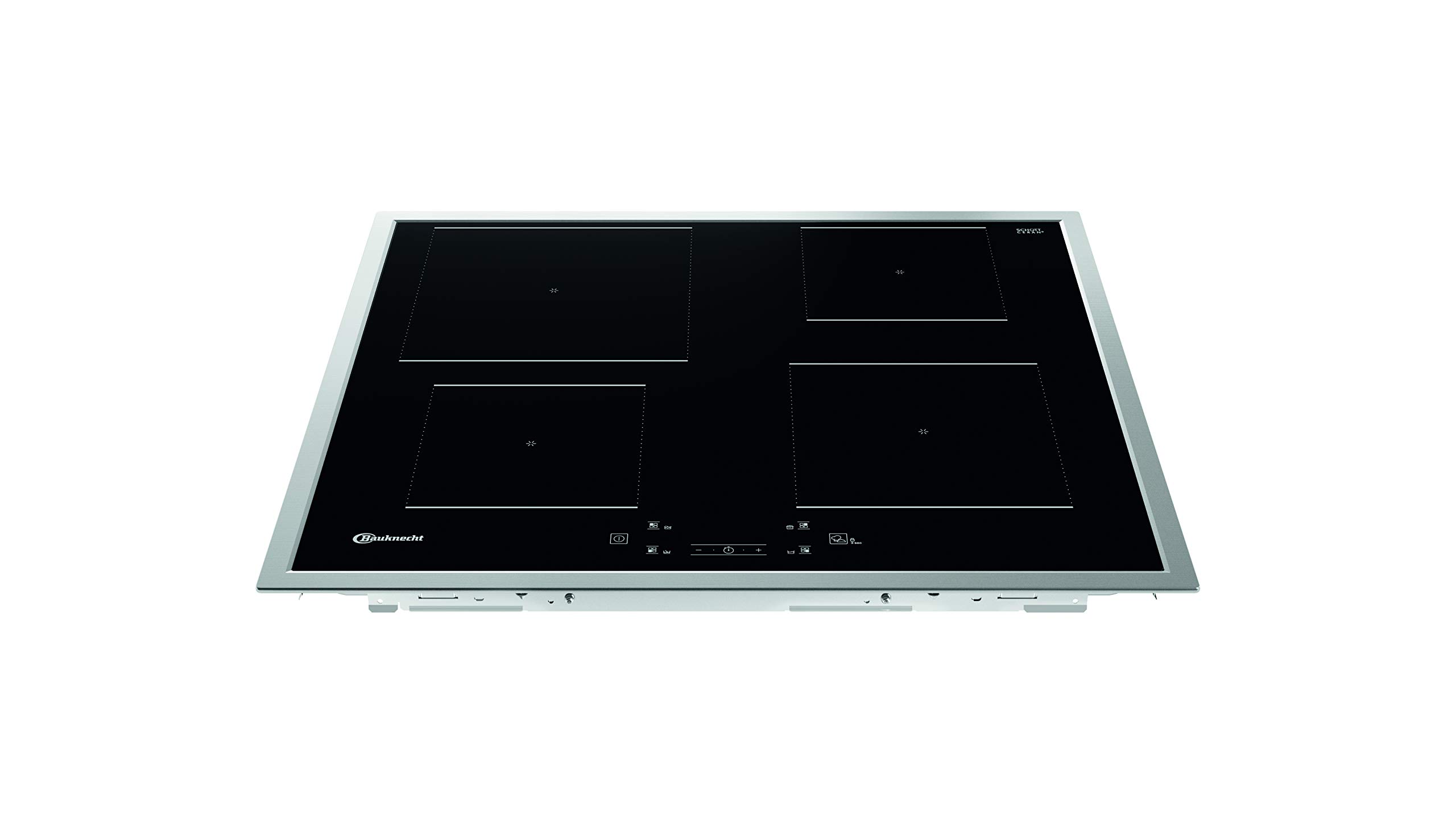 Bauknecht Induktions-Kochfeld BQ 2760S FT / Booster/ Touch Control /Simmer-Funktion / Restwärmeanzeige/ flacher Edelstahl-Rahmen