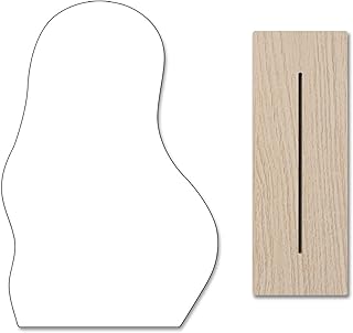 Bomoya Miroir magique décoratif sans cadre - Miroir de table biseauté pour bureau - Pour chambre à coucher, salon