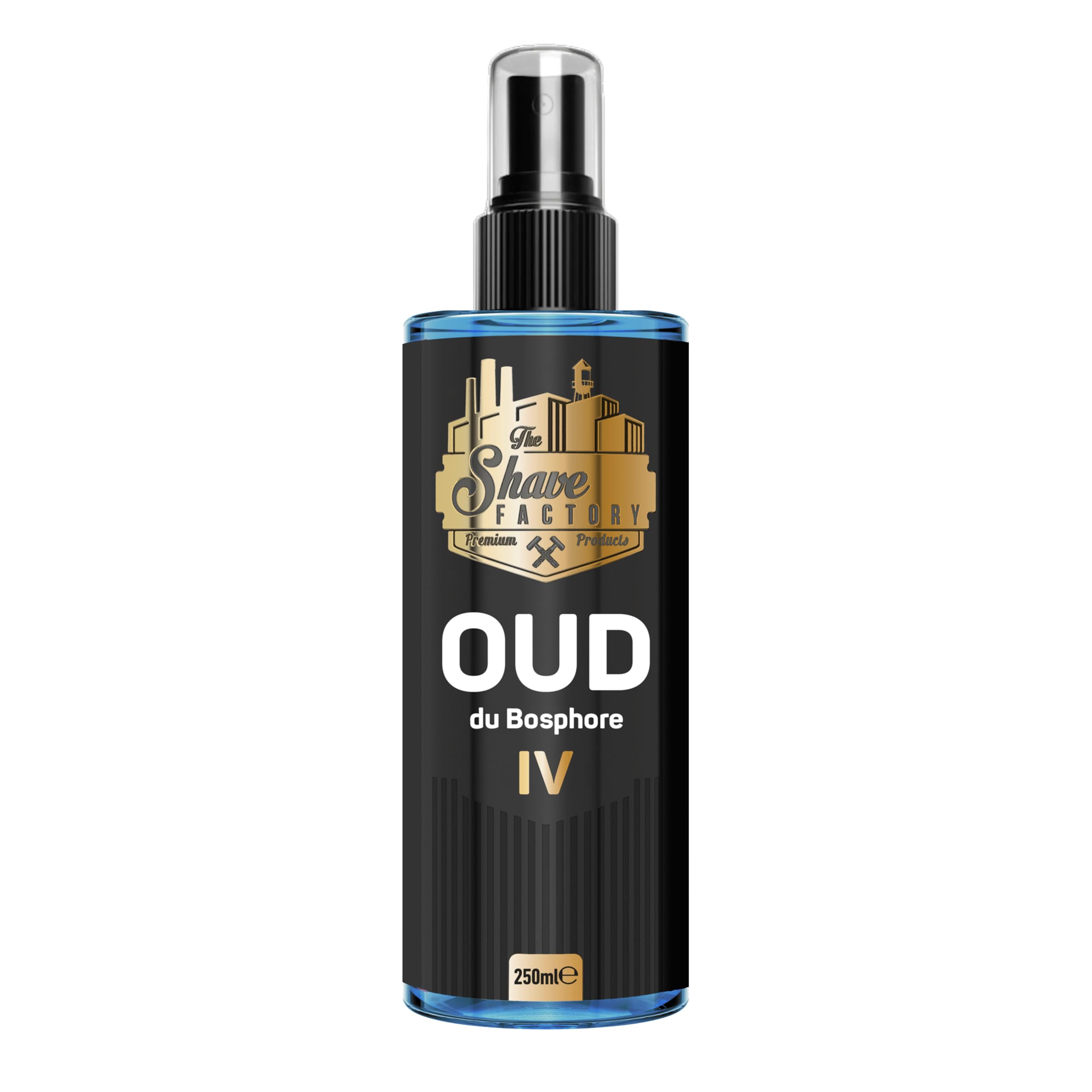 The Shave Factory After Shave Cologne - A Fragrant Essence For Flawless Care After Shaving for a Long-lasting Sensation of Freshness and Comfort (250ML, Oud 04 du Bosphore)