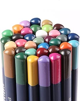 Amazon.co.jp: 水彩色鉛筆, 大人のための木製の水溶性の図面セット, 紙