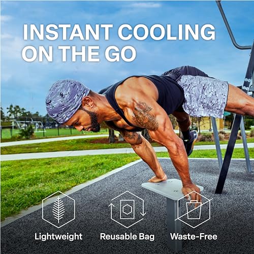 Image of COLD FACTOR Instant Cooling Skull Cap & Helmet Liner 2 Pack|UPF 50+ Protection, Chemical-Free Evaporative Cooling Technology
