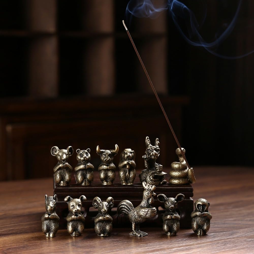 開運 インド 神様 ガーネシア 携帯 コンパクト お香立て 【真鍮製