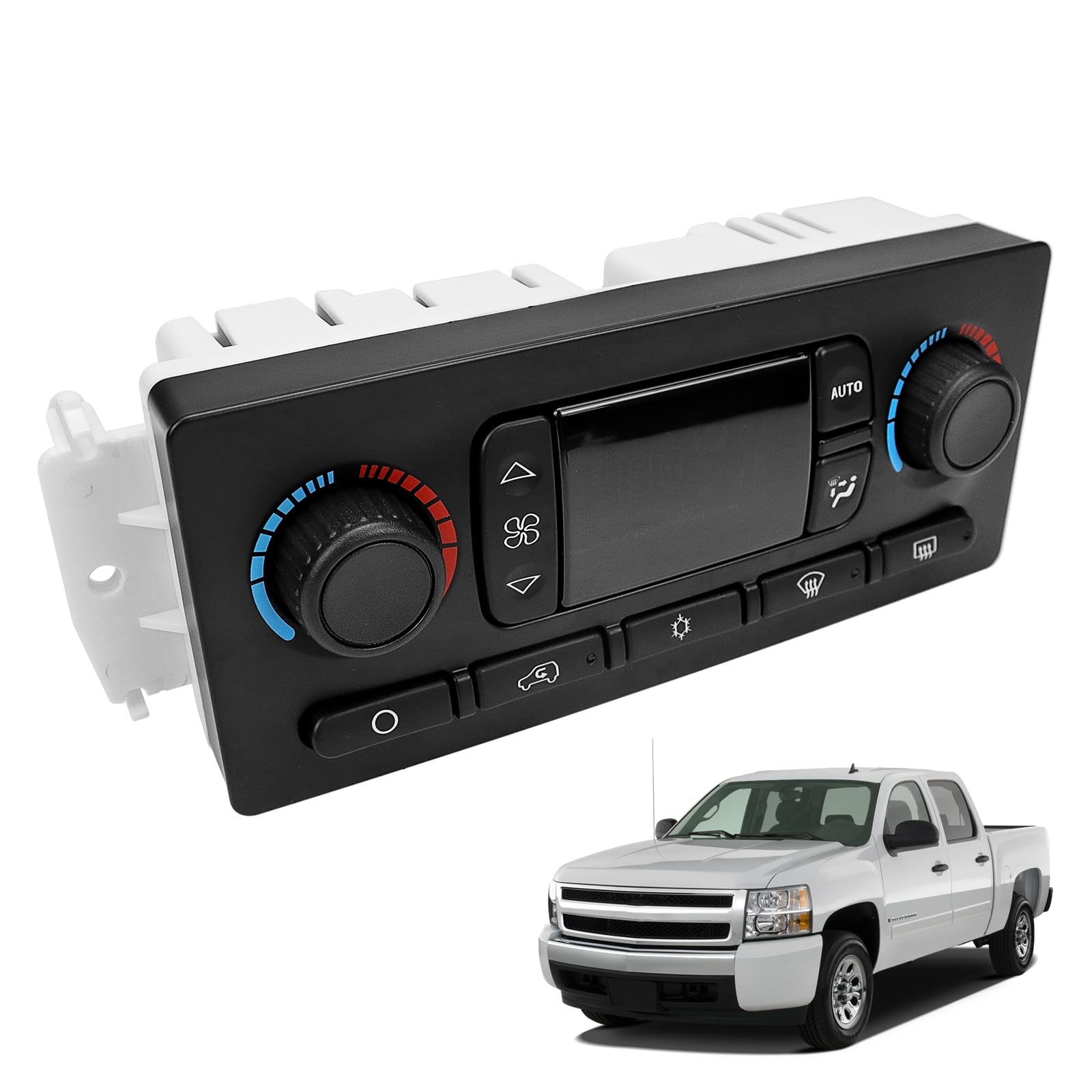 599-009 AC Climate Control-Module-Panel Switch - Compatible with Chevy 2003-2007, GMC 2002-2009, Cadillac 2003-2006, Hummer H2 2003-2007, Buick 2004-2007, Oldsmobile 2002-2004 Replace#10367041