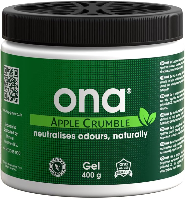 Gel Apple Crumble 400g - Natural Odour Neutraliser - Eliminate Odours Safely, Naturally and Permanently