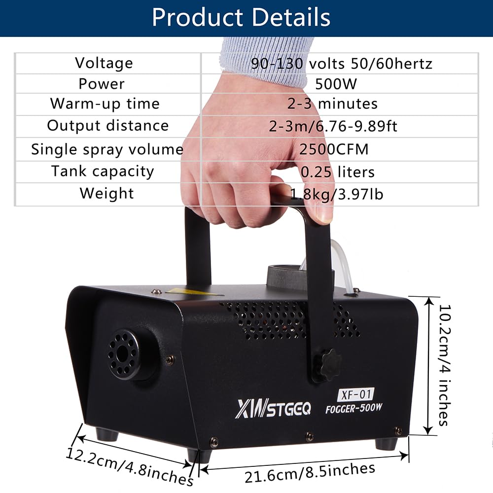 Smoke Machine 1500W with DMX, Wireless Remote, and Timer – Professional Outdoor Waterproof Fog Machine for Stage DJs, Halloween, Parties, Concerts, and Events
