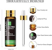 Vista 258 de MAYJAM - Aceite esencial de anís estrella, aceites puros de estrella de anís para difusores, 3.38 onzas líquidas, aceite esencial de anís estrellado