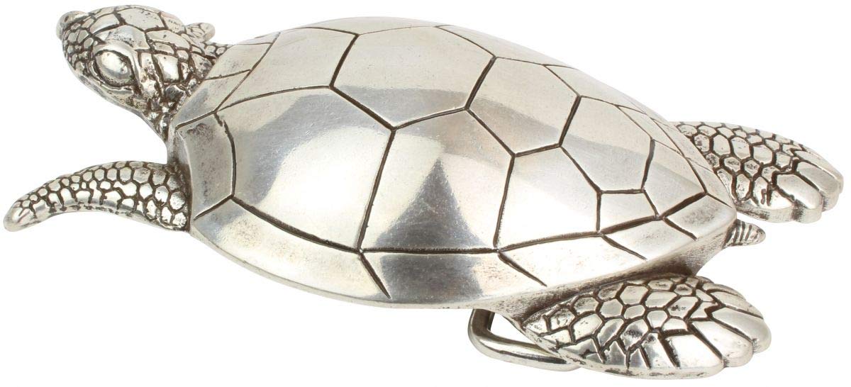 BELTINGER Boucle de ceinture Tortue 4,0 cm | Buckle Boucle de ceinture interchangeable 40mm Massif | Ceinture à bouton-pression jusqu'à 4cm