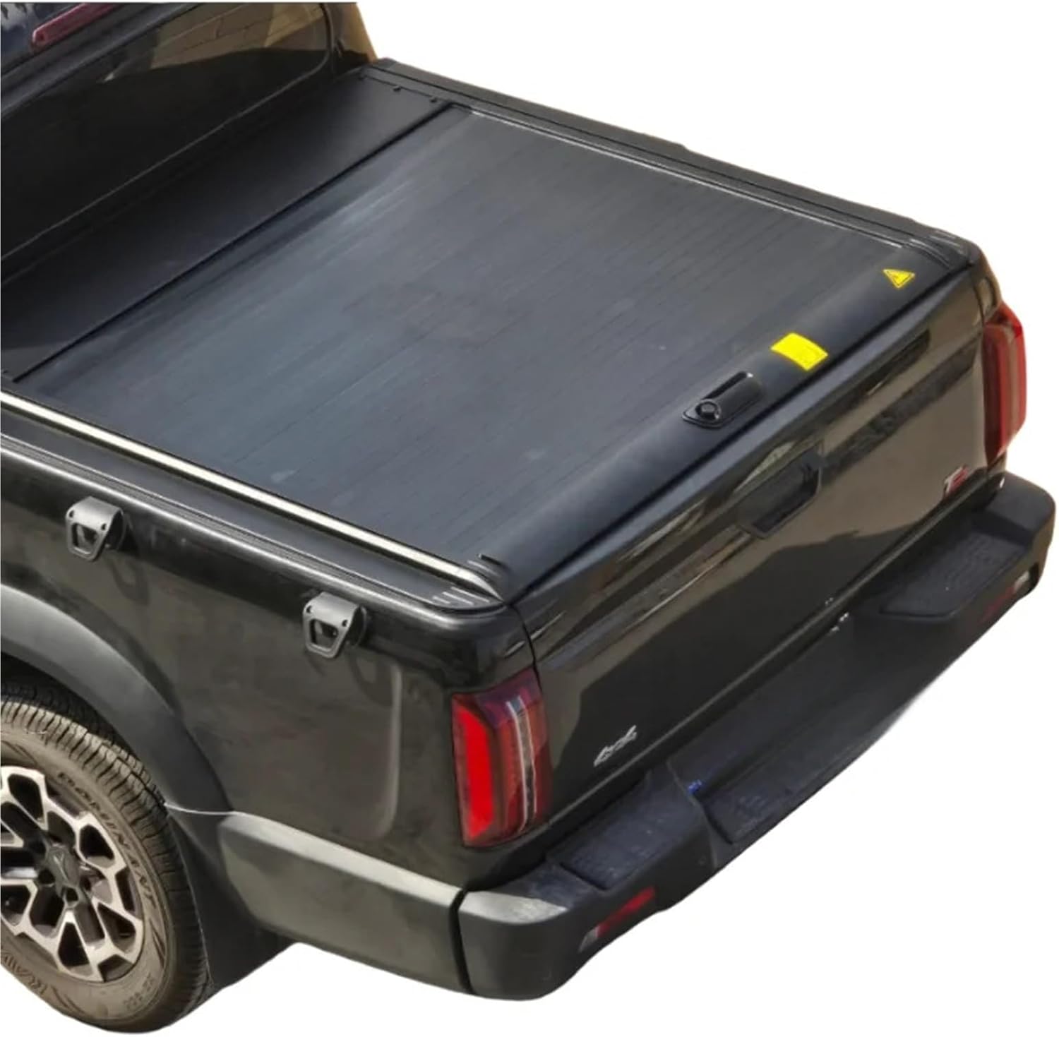 Aluminum Alloy Retractable Truck Bed Cover with Roll-Up Design Waterproof No Drill Installation Universal Fit for Pickup Trucks