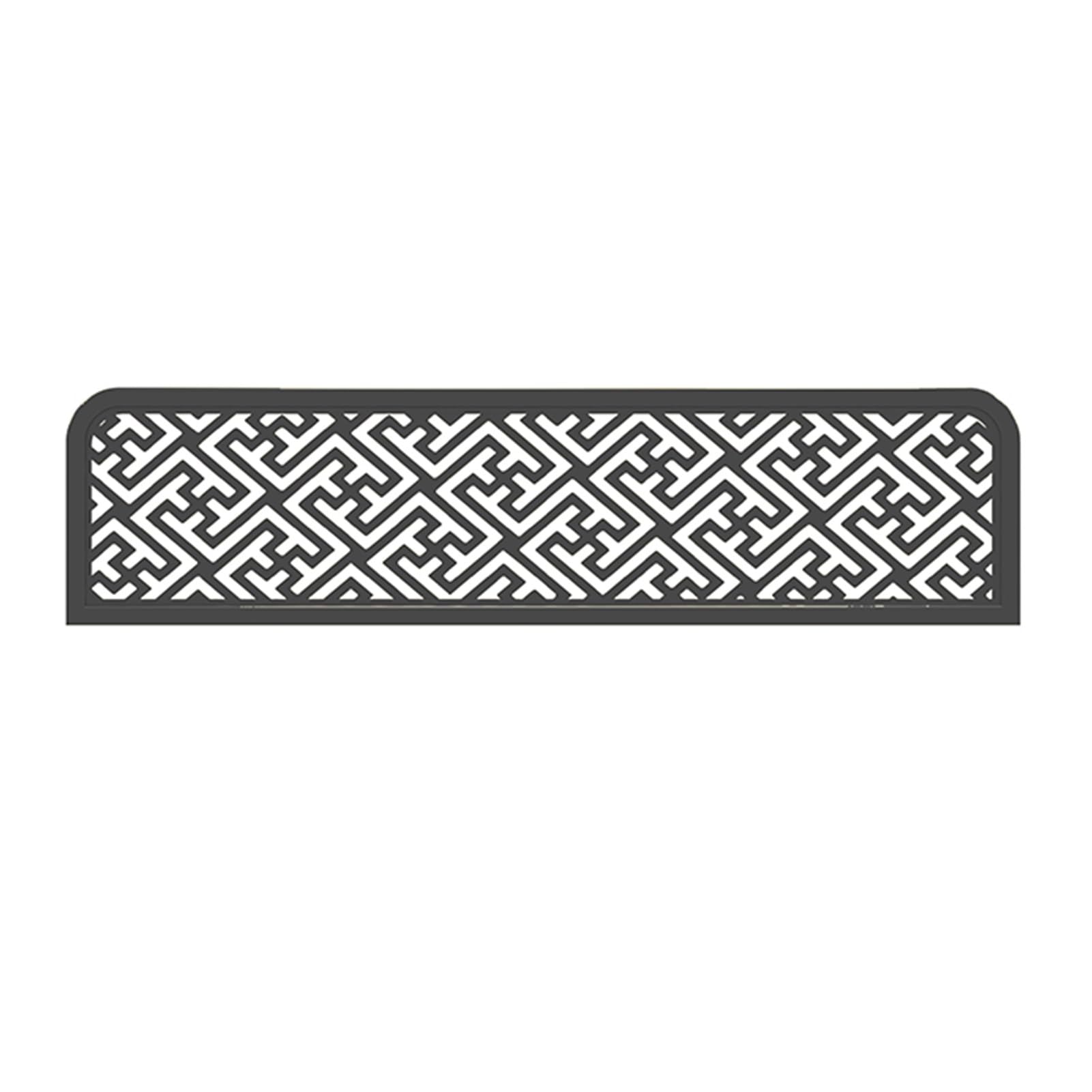 LWJSOCP Stainless Steel Room Dividers for Dining Areas Restaurant & Hotel Bar Partitions Black 100x30cm Desk PanelsStylish & Durable Space Separators