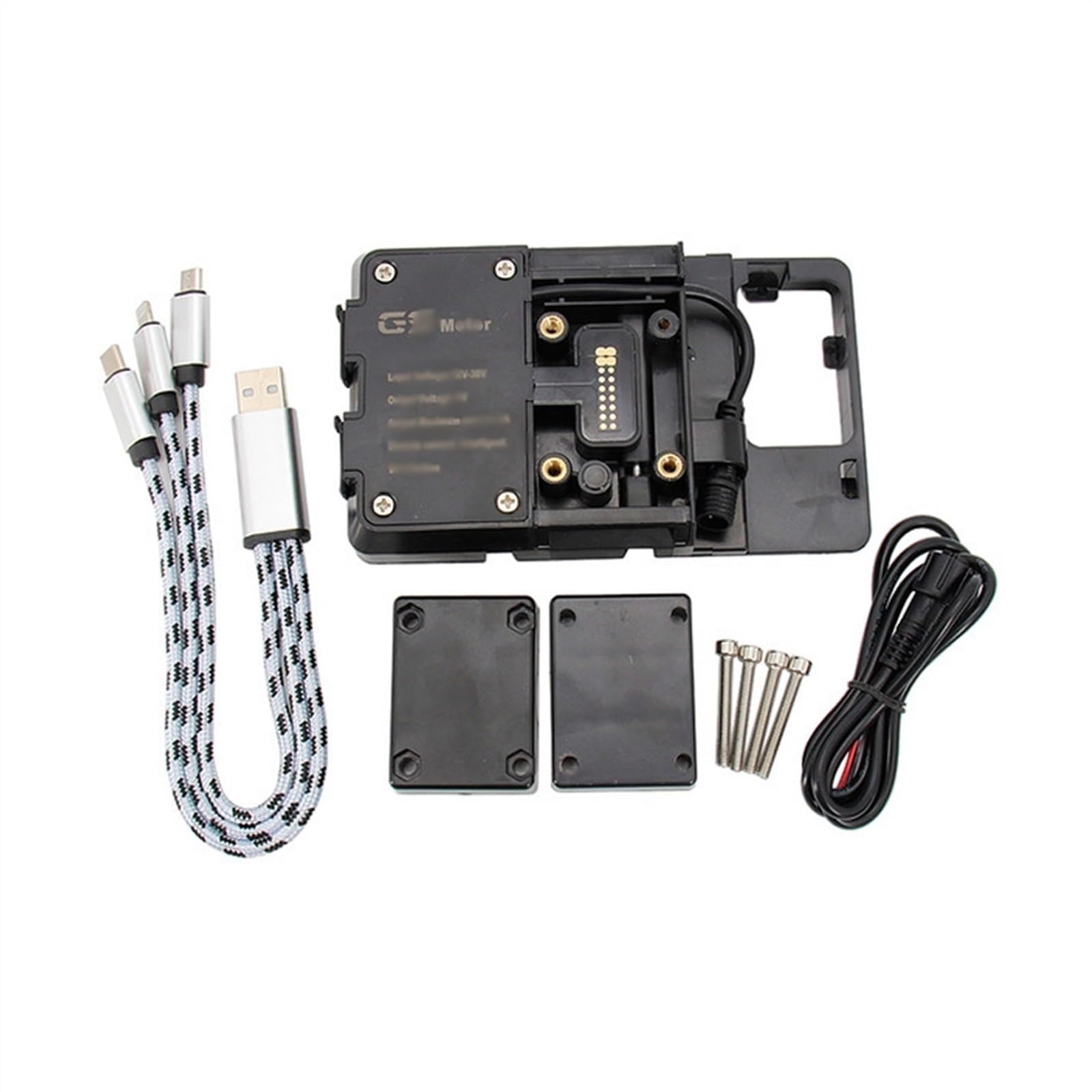 For YAMAHA For NMAX 125 For N-MAX 155 Motorcycle Phone Navigation Bracket Wireless For USB Charging Port Holder motor phone holder(1)