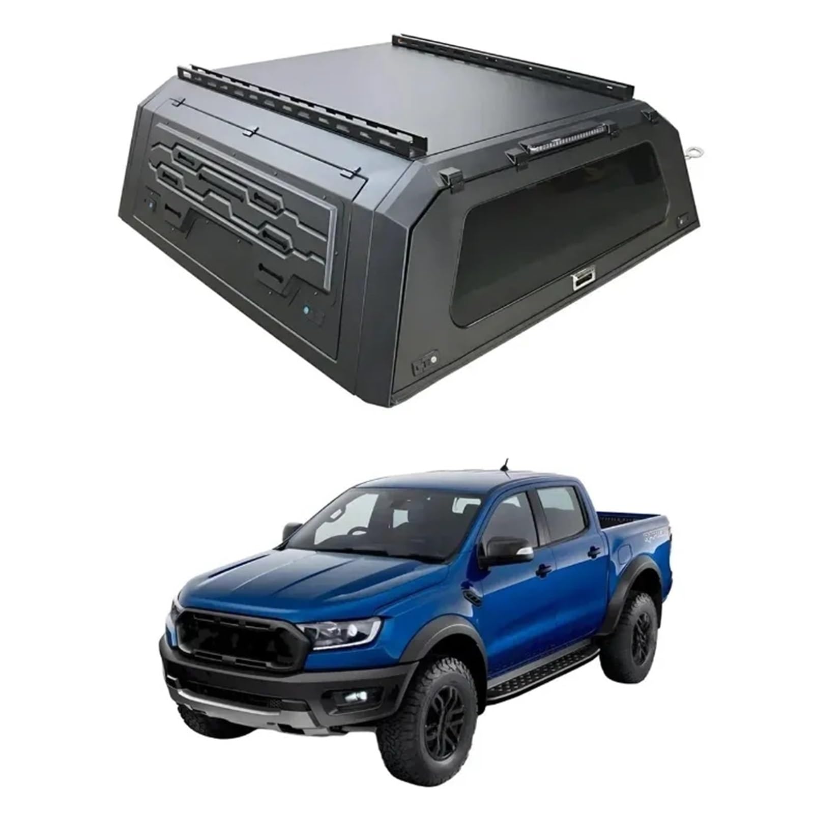 Canopy Hardtop Truck Topper Camper Kompatibel for F150 Leichtes Aluminium