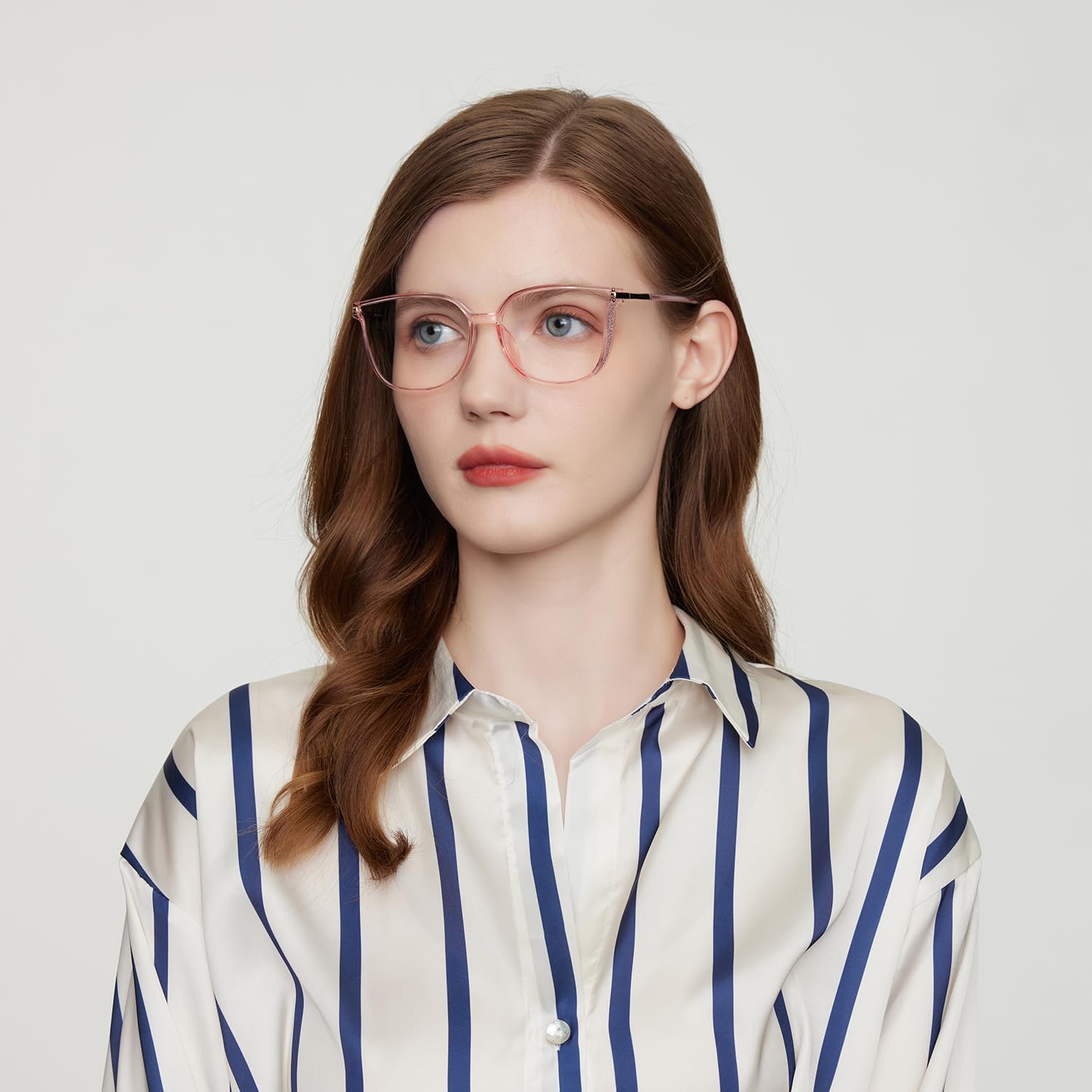 GUDVUE Blue Light Glasses For Woman, Computer Reading/Gaming/Phones Glasses, Anti Glare/UV400/Eye Strain