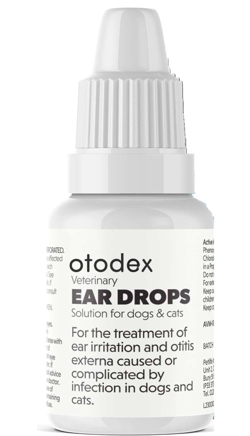 Otodex Dog Ear Cleaner | Dog Ear Drops | Ear Drops for Dogs | Ear Mite Treatment for Dogs | Cat & Dog Ear Infection Treatment | Ear Cleaner for Dogs UK | Dog and Cat Itchy Ear Treatment 14ml