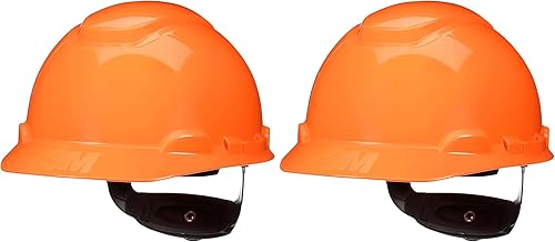 Vista 29 de 3M Hard Hat SecureFit H-700 Series - Casco de seguridad estilo gorra con sensor Uvicator, suspensión de trinquete de difusión de presión de 4 puntos
