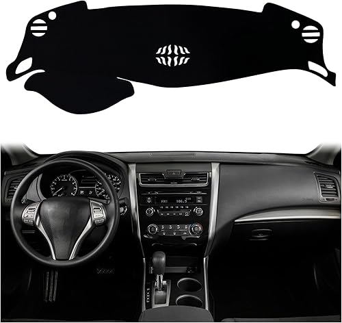 Miniatura 7 de Funda para tablero de salpicadero, alfombrilla interior personalizada para consola central compatible con Nissan Altima S, SR SV SL y Platinum 2019