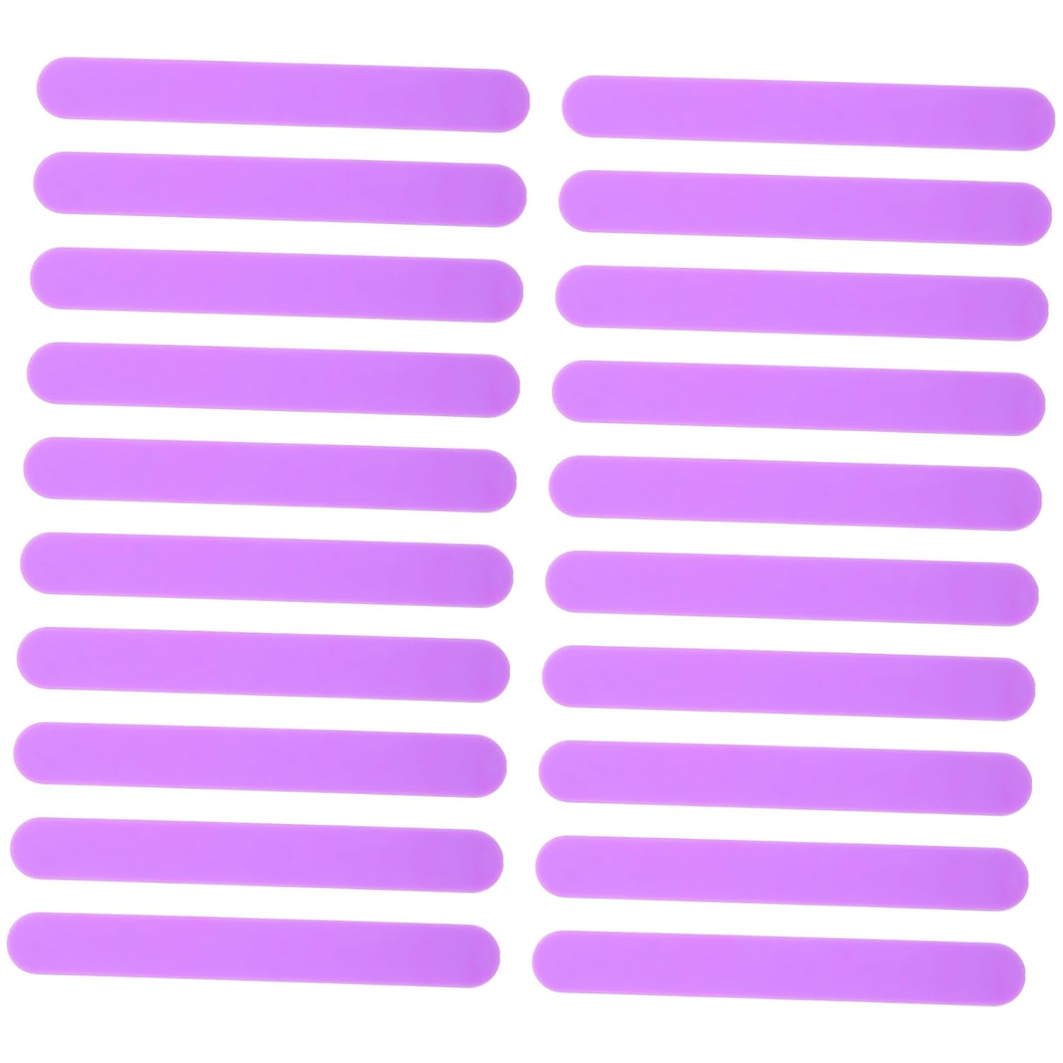 25pcs Plastic Tongue Depressors for Oral Care and Examination, Large Flat Mouth Sticks for Adults, Sturdy Purple Tongue Suppressor Sticks for Clinic and Craft Use