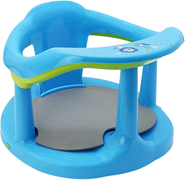 Baby Bath Seat, Baby Shower Chair with Backrest and Suction Cups, Non-slip Baby Bath Seat Chair for 6-18 Months Old Babies Infants