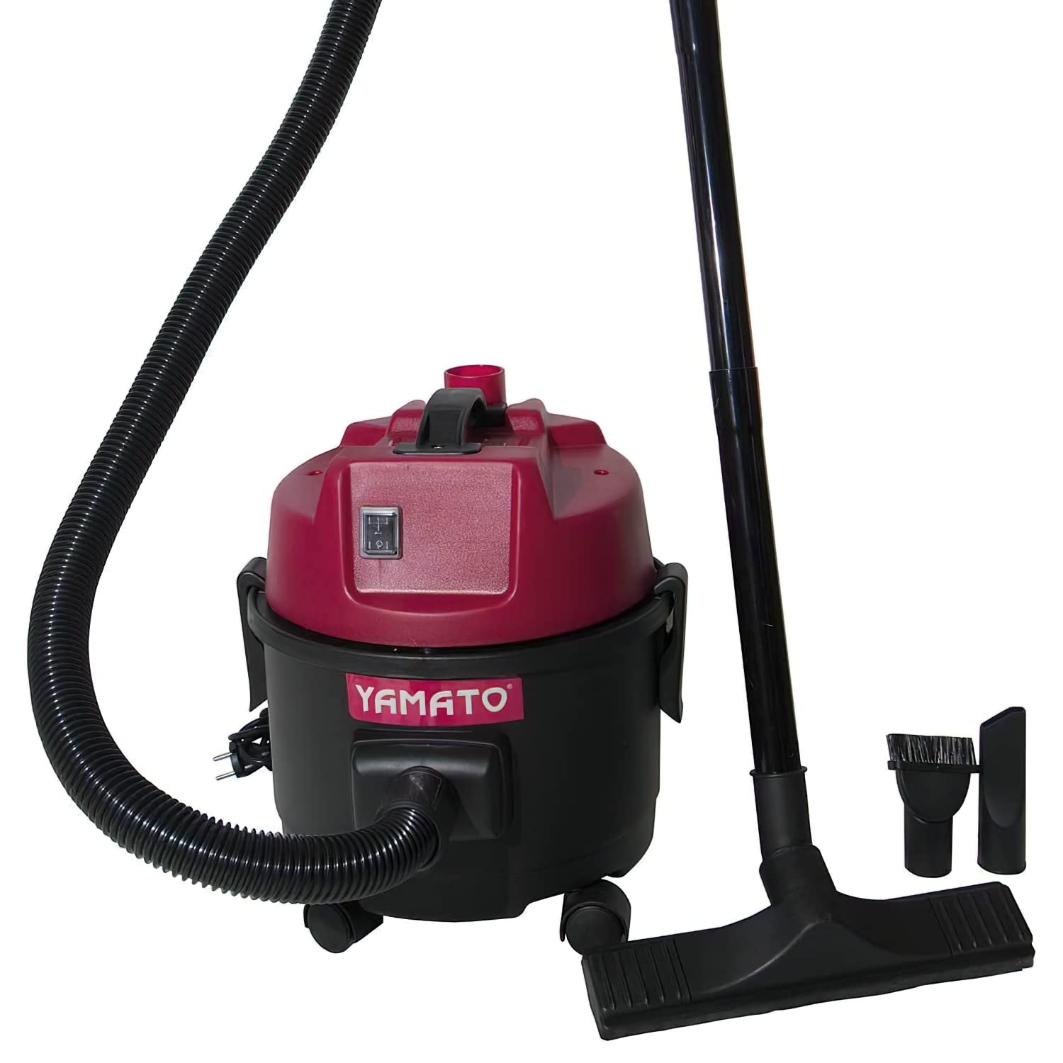 YAMATO 7010520 Aspirador Plastico 15 litros / 1200 watios, Cranberry