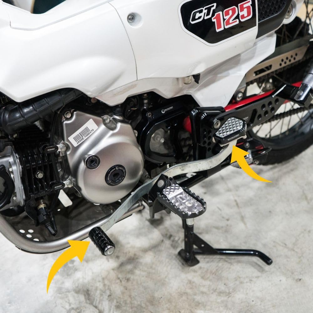 Amazon | REVOLUTION ホンダハンターカブCT125用シフトペダル前後