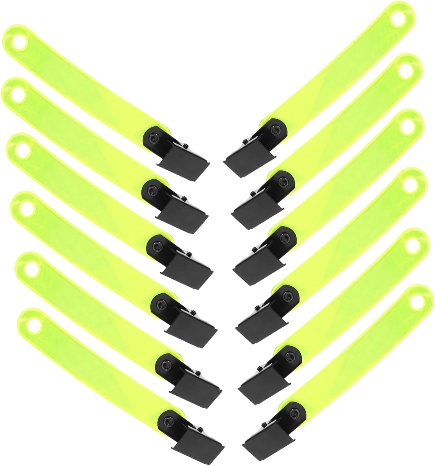 Yardwe Fluorescent Label Holder Arrows Running Light Stand Zip Marker LED Light Bar Police Survey Walking LED