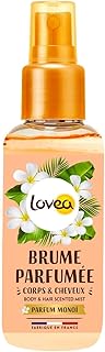 LOVEA - Brume Parfumée - Corps & Cheveux - Monoï - Parfum Gourmand & Ensoleillé - Parfume & Rafraîchit - Sans Alcool - Fabriqué en France - 100ml