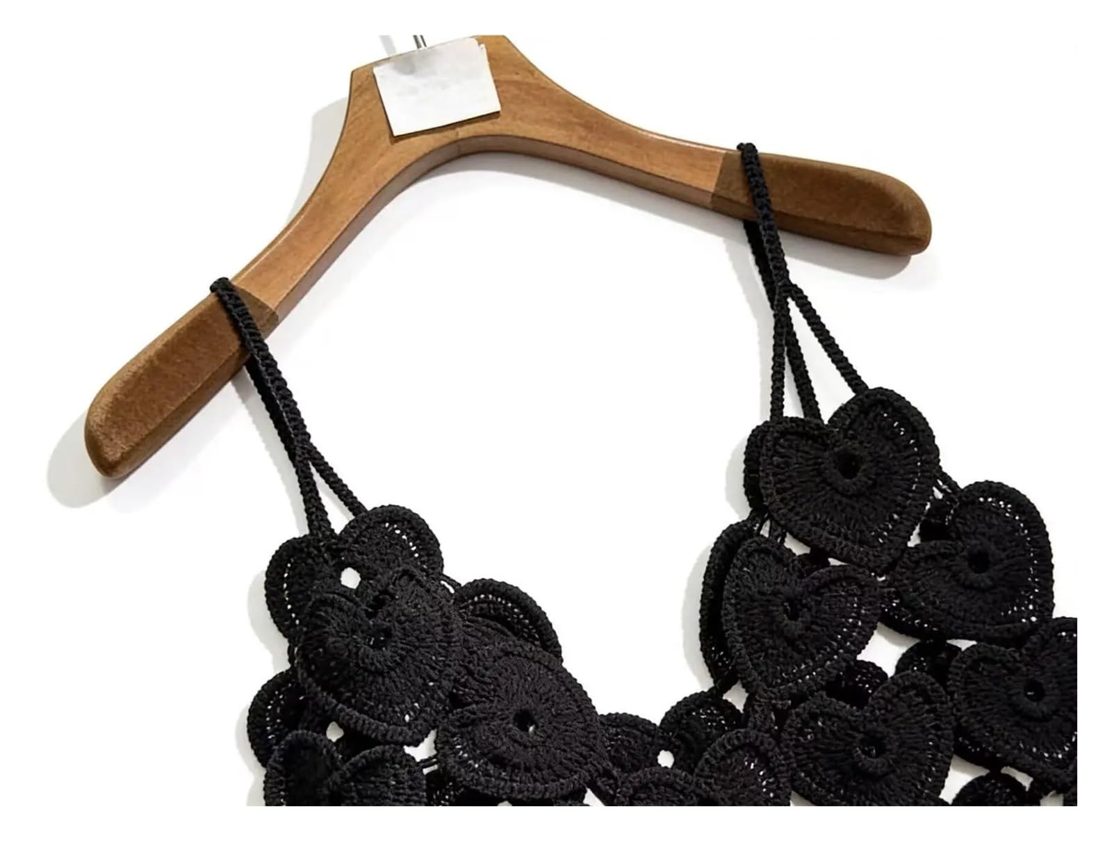Camisola de Crochet Calada sin Mangas for Mujer
