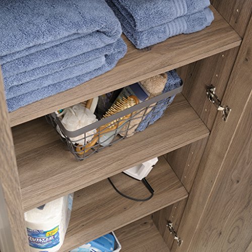 Sauder 422426 Homeplus Storage Cabinet/ Pantry Cabinets, Salt Oak Finish thumb #11