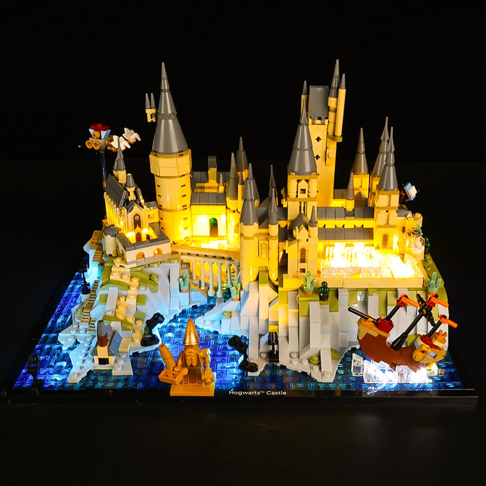 Kyglaring LED Lighting Kit Compatible with Lego Hogwarts Castle and Grounds 76419 Building Blocks - Image 2