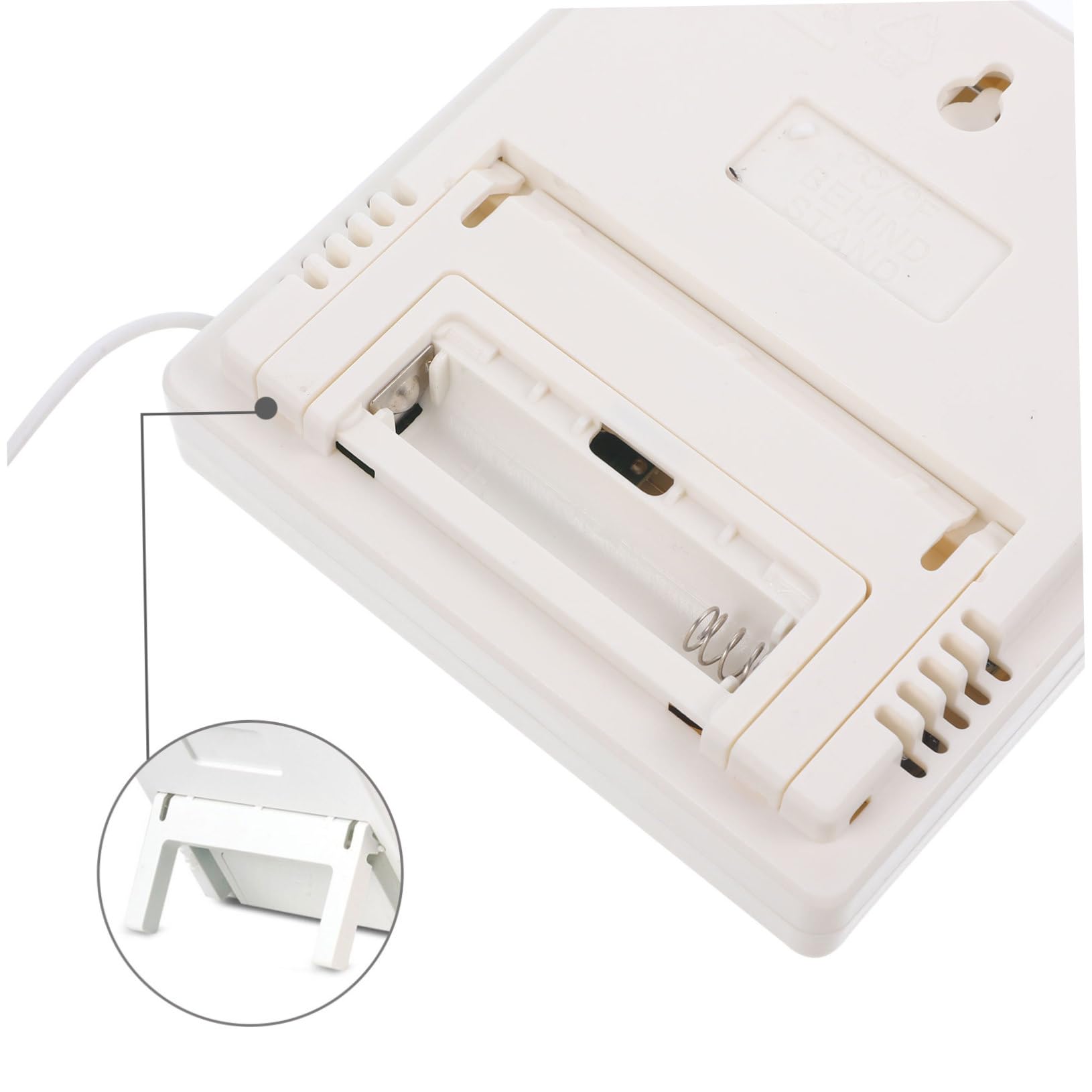 Kisangel 3piezas Digital Lcd Para Acuarios y Terrarios Sensor Externo Higrómetro Integrado Lecturas De Temperatura y Humedad Real Para Peceras y Monitoreo De Condiciones Ambientales