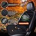AUDEW Heated Seat Cushion Winter Car Seat Warmer Cover 12V Plug's Into Cigarette Lighter with 3-Way Temperature Controller - Polyester