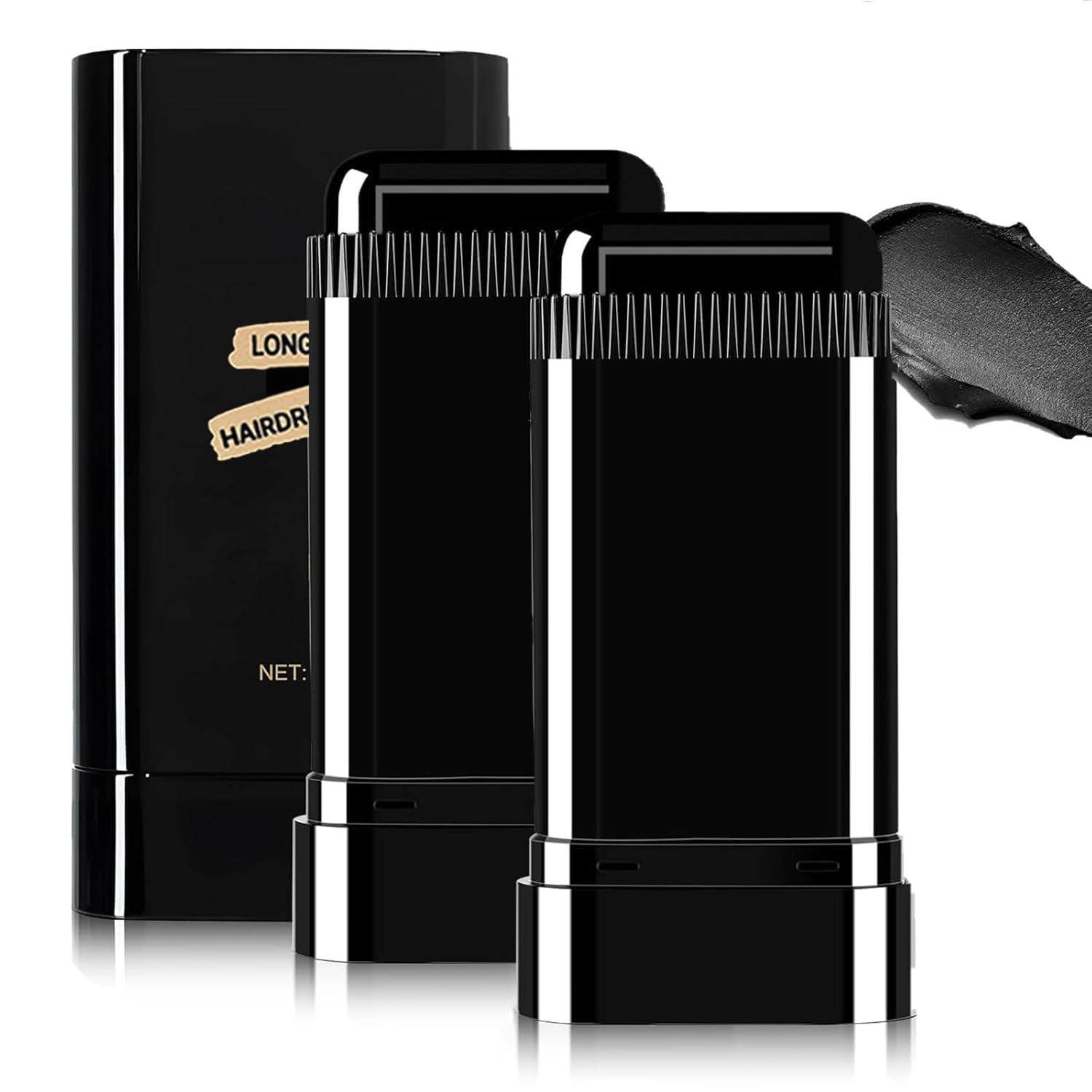2Pack Safe and Convenient Comb Hair Dye, Portable Hair Dye Comb For Gray Hair Coverage, Waterproof and Sweat-Proof, 2 in 1 Instant Dye, for Women & Men (BLACK) 2Pack Safe and Convenient Comb Hair Dye, Portable Hair Dye Comb For Gray Hair Coverage, Waterproof and Sweat-Proof, 2 in 1 Instant Dye, for Women & Men (BLACK)