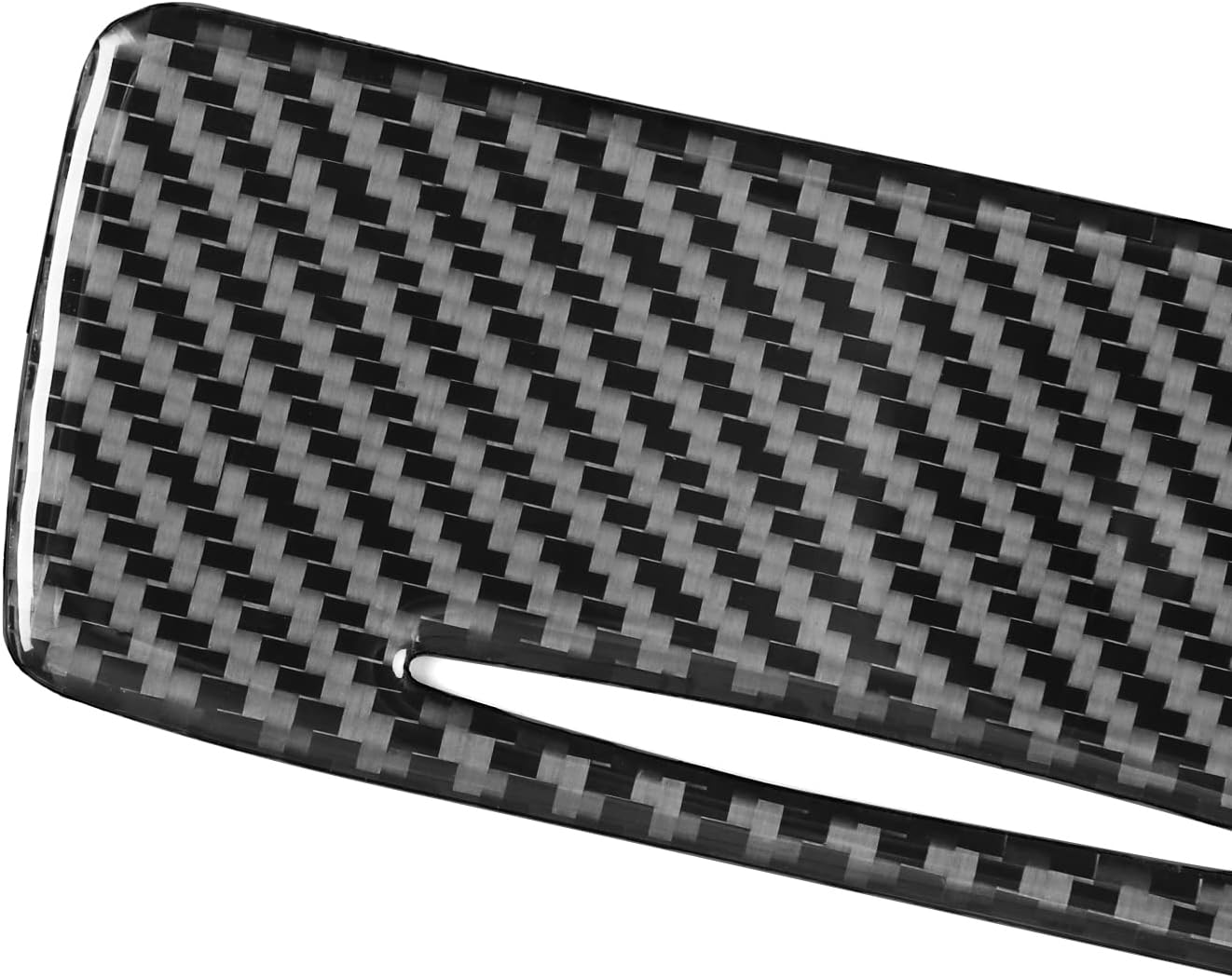 Center Console Gear Shift Panel Carbon Fiber Cover Sticker Kit 2Pcs for Infiniti G37 2008-2013 G35 2007-08 G25 2011 2012 Q60 2014 2015 Style B